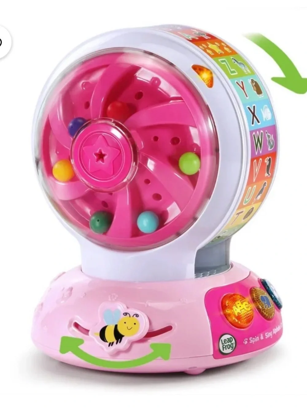 LeapFrog Spin and Sing Pink Alphabet Zoo Toys . Like new , without original box